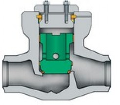 Pressure seal piston check valves