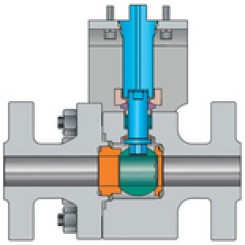 High-pressure forged metal-seated ball valves